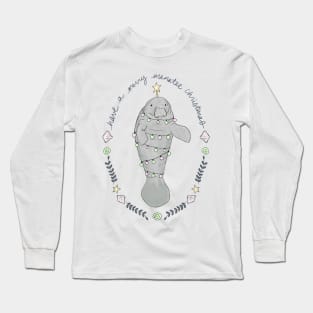 Merry Manatee Long Sleeve T-Shirt